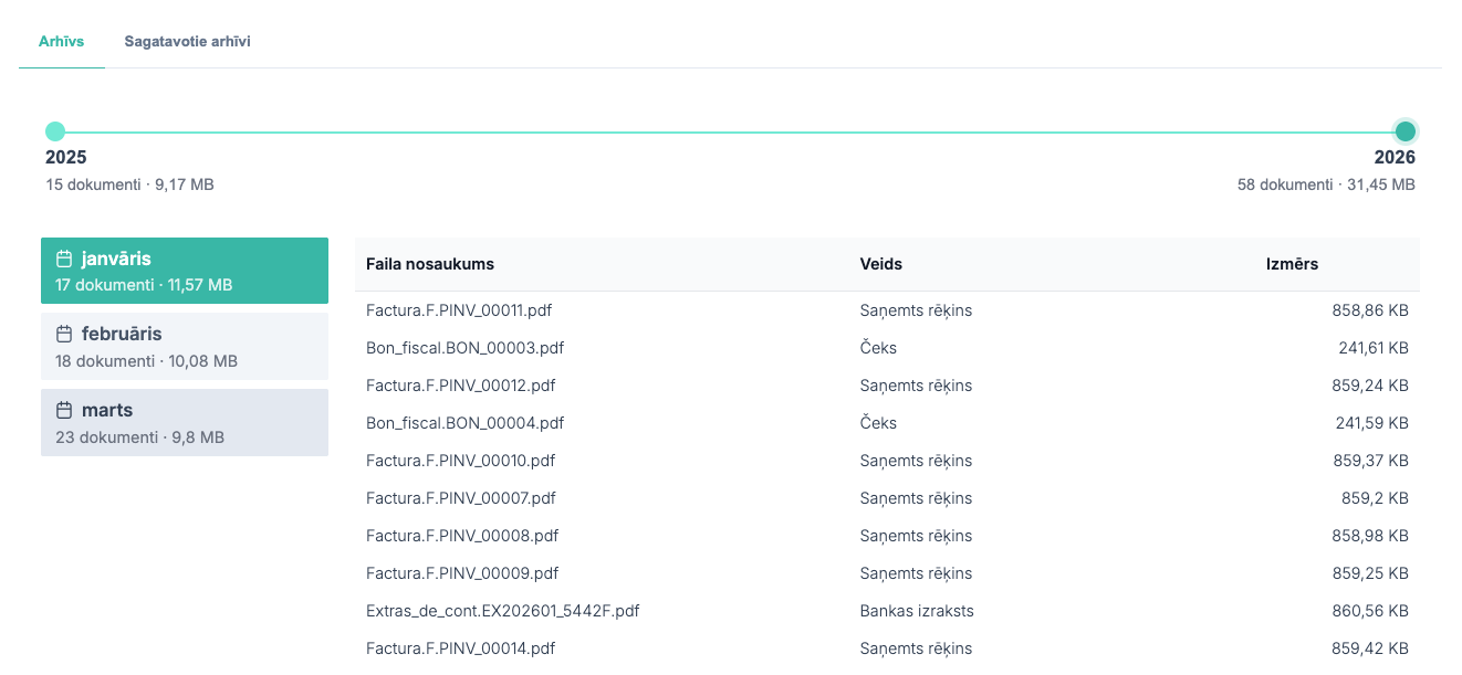 Quanty arhiiv dokumentide vaatamiseks