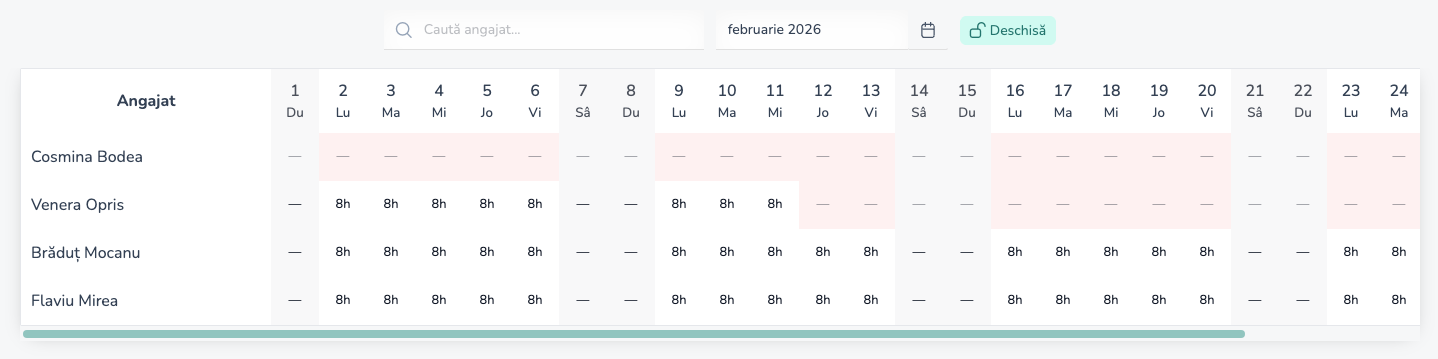 Quanty tööaja arvestus: elektrooniline kohalolekuregister ja kuukokkuvõte